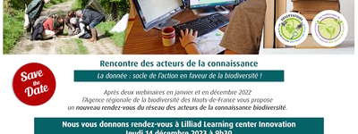 Rencontre des acteurs de la connaissance 2023 - La donnée : socle de l’action en faveur de la biodiversité !