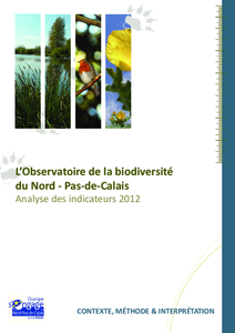 Couverture Synthèse 2012, État de la biodiversité ne Nord - Pas-de-Calais