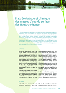 États écologique et chimique des masses d’eau de surface des Hauts-de-France