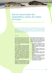 État de conservation des mammifères marins des Hauts-de-France