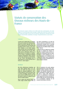 Statuts de conservation des Oiseaux nicheurs des Hauts-de-France