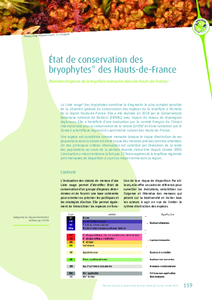 État de conservation des bryophytes des Hauts-de-France