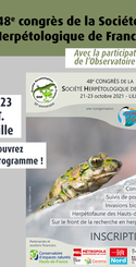48e congrès annuel de la Société Herpétologique de France